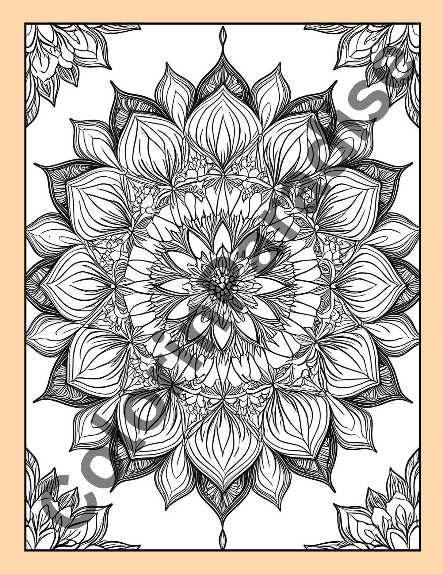 Mandala Coloring Book - ColorinParadise