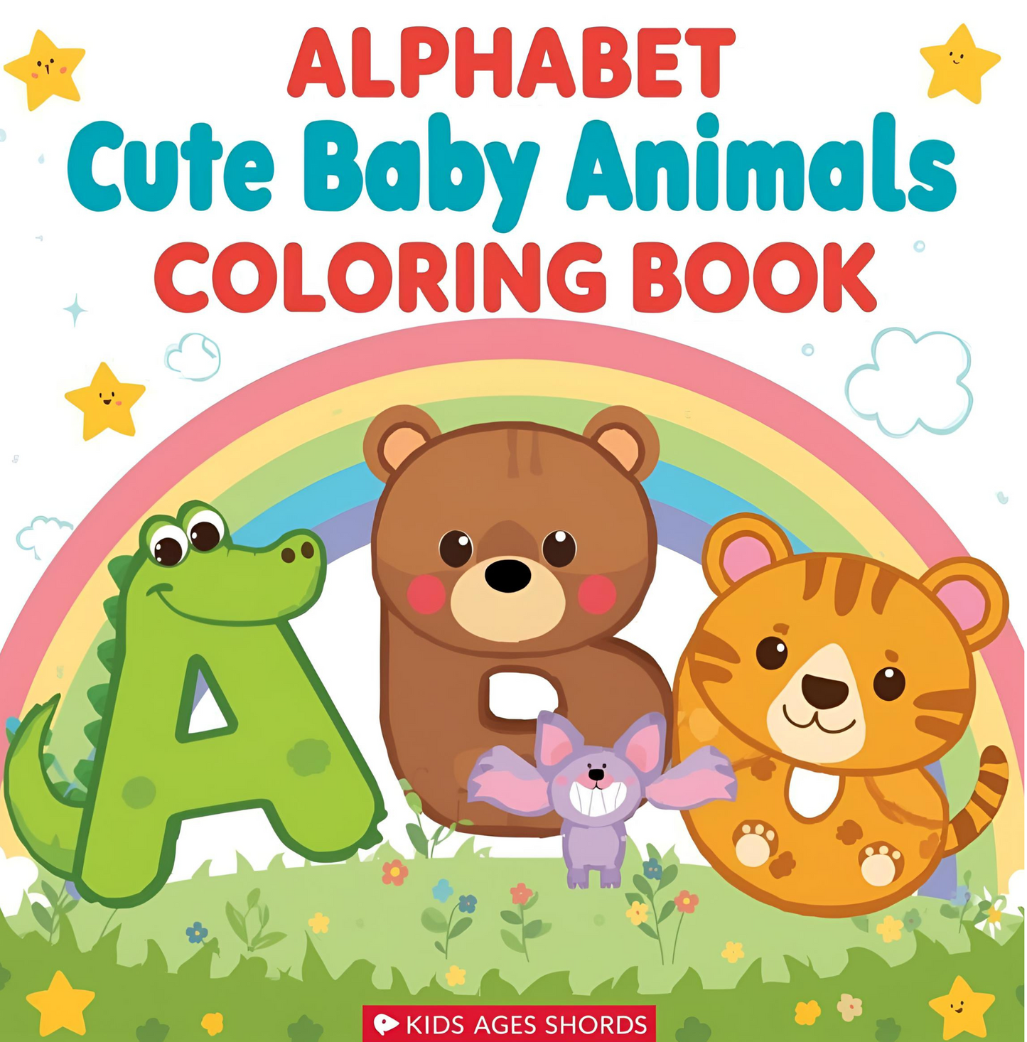 ABC Baby Animals Coloring Book: Fun alphabet coloring to learn and enjoy!